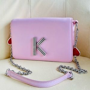 Kenzo heart chain crossbody bag.